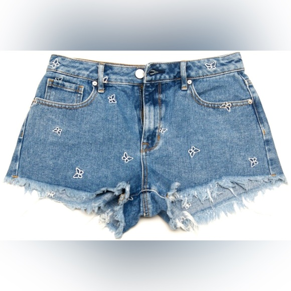 Pacsun high waisted Jean shorts size 25 - Picture 1 of 4